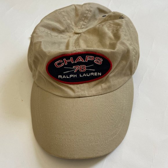 Ralph Lauren CHAPS 78 Spellout baseball Hat Cap - Picture 1 of 9
